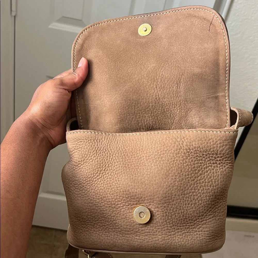 Coach Nubuck Sonoma Flap Bag 4946 - Picture 4 of 7